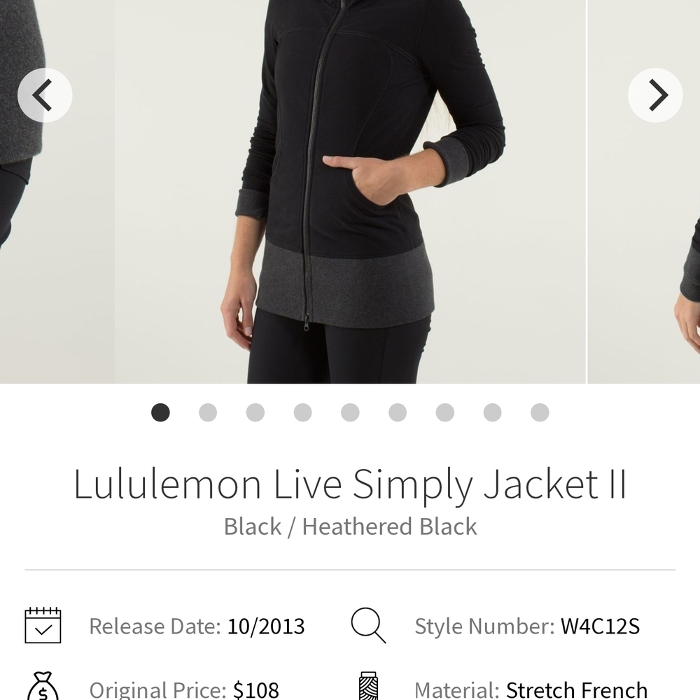 Lululemon Live Simply Jacket II - Picture 7 of 7